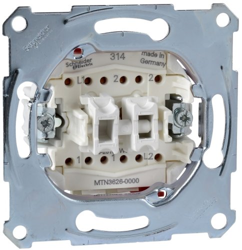 Переключатель без накладки без рамки Schneider Electric Merten System M 2-кл. проходной 16А картинка